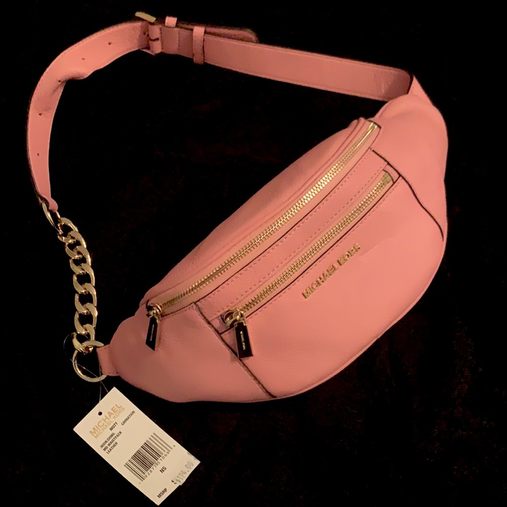 Michael Kors Pink Leather Fanny Pack